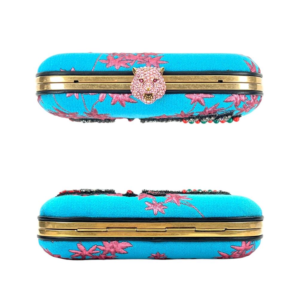 Gucci Animalier Brocade Clutch Bag - Picture 6 of 9
